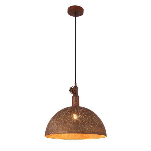 Globo 54652H Pendelleuchte Celine 1x60W | E27 - Rost