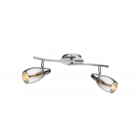 Globo 54986-2 Wand- oder Deckenleuchte Carson I 2x40W | E14 - chrom