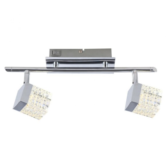 Globo 56193-2 LED Deckenleuchte Spotleuchte Ankara 2x5W | 800lm | 4200K - Nickel matt