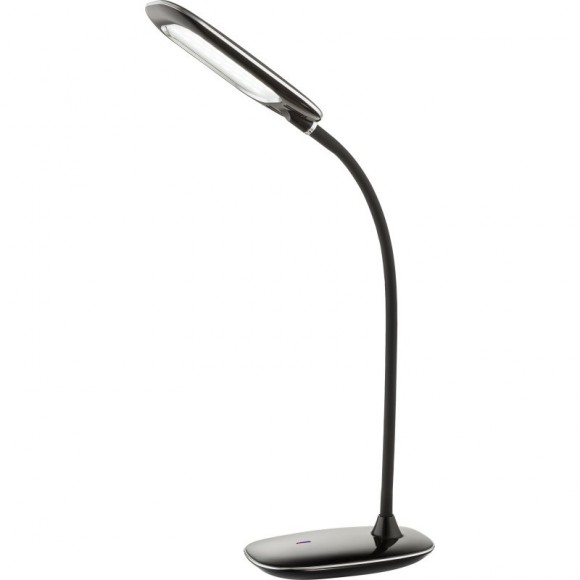 Globo 58263 LED Tischleuchte Minea I 1x5W | 280L | 5500K - Touchdimmer, Schwanenhals, schwarz