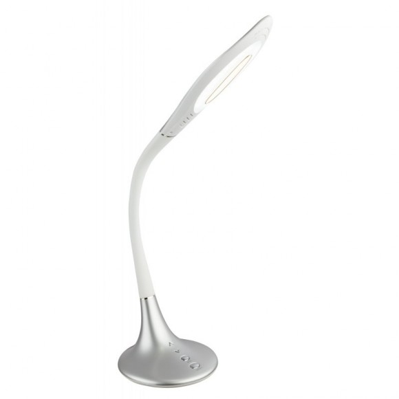 Globo 58271S LED Tischleuchte Pattaya 1x10W | 600L | 3300K-4500K-6500K - flexibler Arm, silber