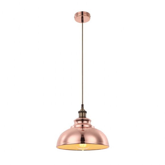 Globo 15083 Pendelleuchte Mandy 1x60W | E27 - kupfer, bronze