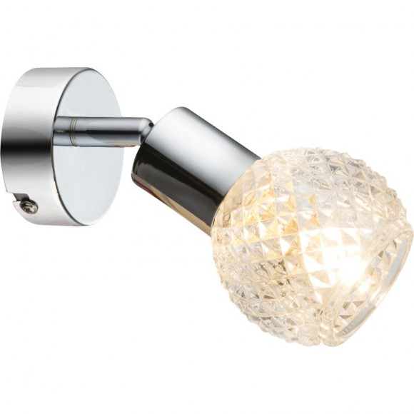 Globo 541006-1 Wand- und Spotleuchte Keith 1x40W | E14 - chrom