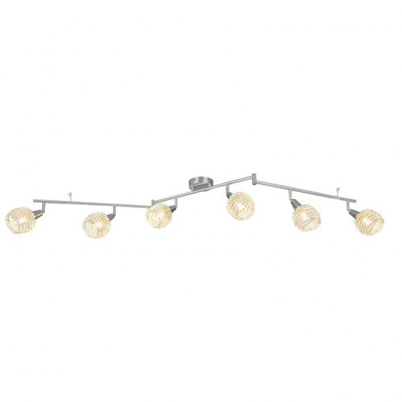 Globo 54502-6 Decken- und Spotleuchte Daxos 6x40W | E14 - chrom
