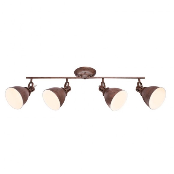 Globo 54647-4 Spotleuchte Deckenleuchte Giorgio 4x40W | E14 - Rost