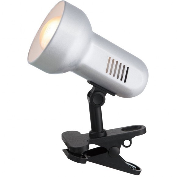 Globo 5497 Klemmleuchte Basic 1x40W | E27 - schwarz, silber