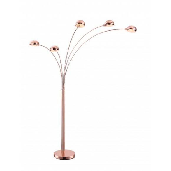 Globo 58228SC Stehleuchte Newcastle 5x40W | E27 - kupfer