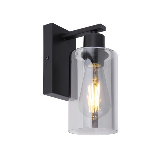 Globo 15465W Wandleuchte Hadera 1x60W | E27 - schwarz