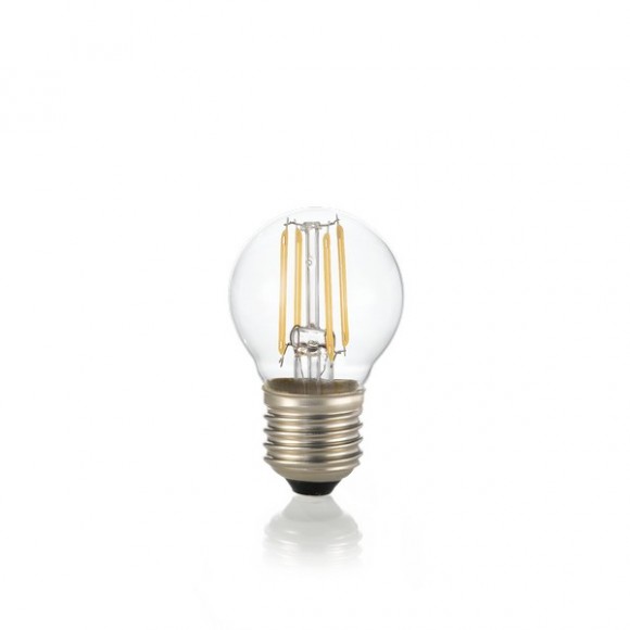 Ideal Lux 188942 LED-Leuchtmittel Filament 1x4W | E27 | 340lm | 3000K | P45 - dimmbar, klar