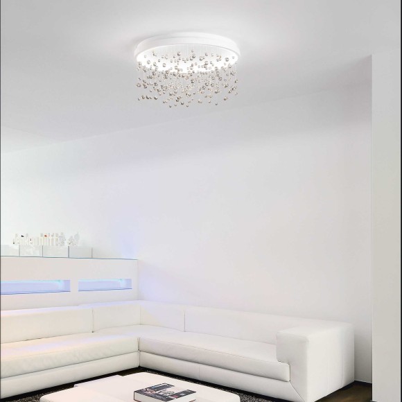 Ideal lux 315812 LED Deckenleuchte ARMONY | 77W integrierte LED-Quelle | 7150lm | 3000K