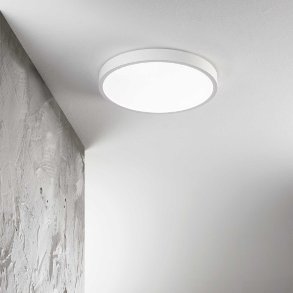 Ideal lux 318264 LED Deckenleuchte RAY | 26W integrierte LED-Quelle | 4050lm | 3000+4000K