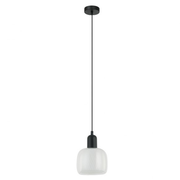Italux PND-67594-1-BK+CL Pendelleuchte Lamezia E27