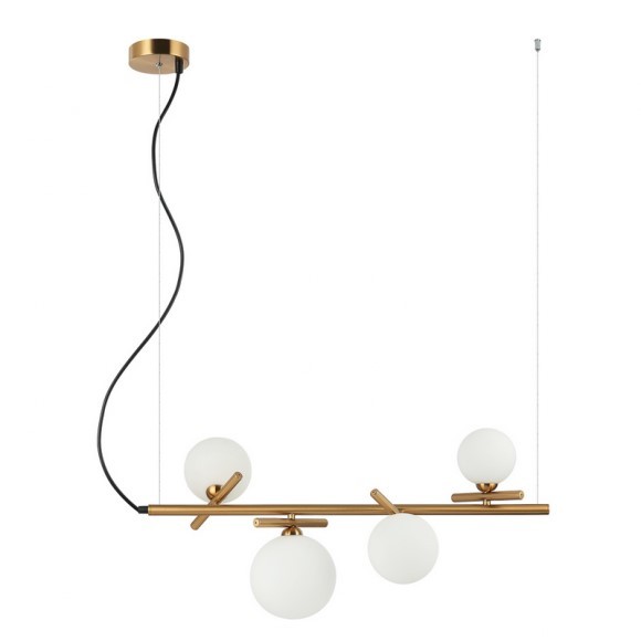 Italux PND-5622-4-BRO-W Pendelleuchte Reverso G9