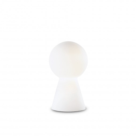 Ideal Lux 000268 Birillo Small Tischlampe 1x60W | E27 - weiß