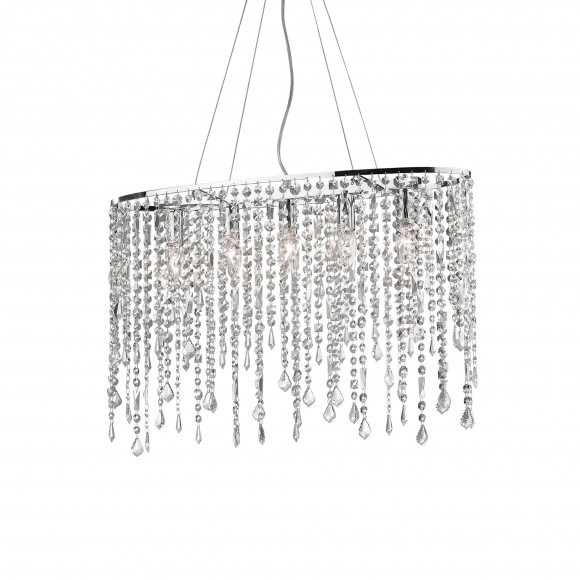 Ideal Lux 008363 Pendelleuchte 2x40W Rain | E14 - Kristall