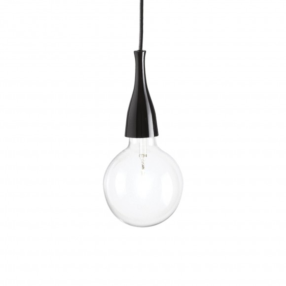Ideal Lux 009407 Pendelleuchte 1x70W Minal Nero | E27 - schwarz