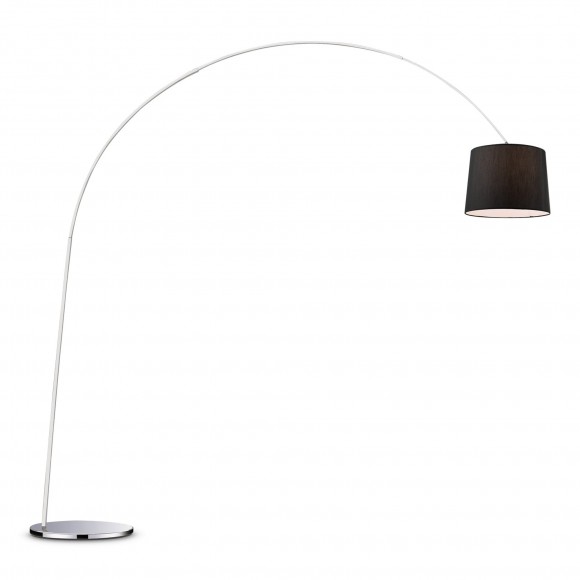Ideal Lux 014371 Dorsale schwarz Stehleuchte 1x75W | E27 - schwarz