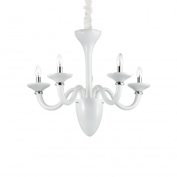 Ideal Lux 019383v Pendelleuchte 5x40W weiß Lady Bianco | E14