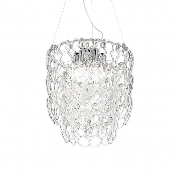 Ideal Lux 020365 Pendelleuchte 6x40W Alba | E14 und 1x60W | E27