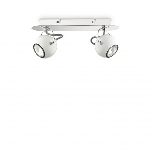 Ideal Lux 077895 Decken- und Wandleuchte 2x28W Lunare | GU10 - weiß
