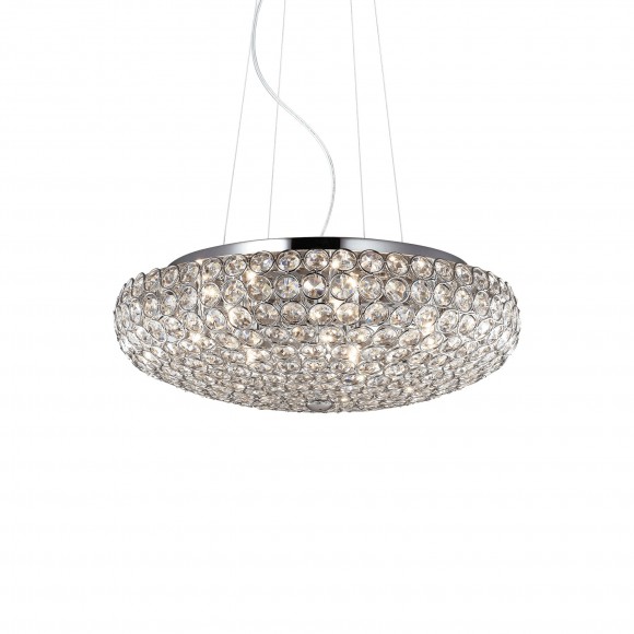 Ideal Lux 087979 Pendelleuchte 7x40W Cromo King | G9