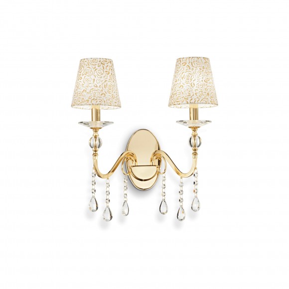 Ideal Lux 088143 Pantheon Wandleuchte 2x40W | E14 - gold
