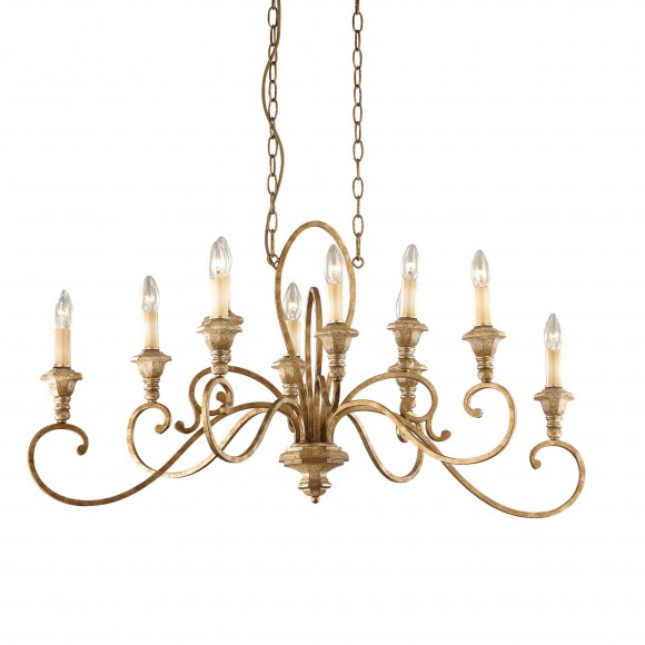 Ideal Lux 088433 Pendelleuchte Cortina 10x40W | E14