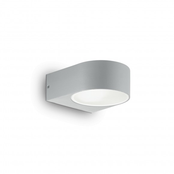 Ideal Lux 092218 Außenwandleuchte 1x60W Iko | E27 | IP44 - grau