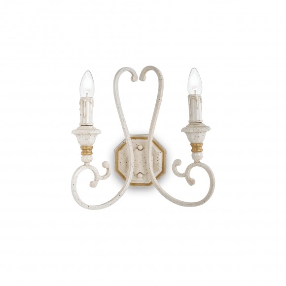 Ideal Lux 093758 Wandleuchte 2x40W Palio Bianco | E14