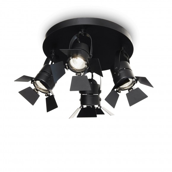 Ideal Lux 095707 Spotleuchte - Deckenleuchte 4x50W Ciak | GU10 - schwarz