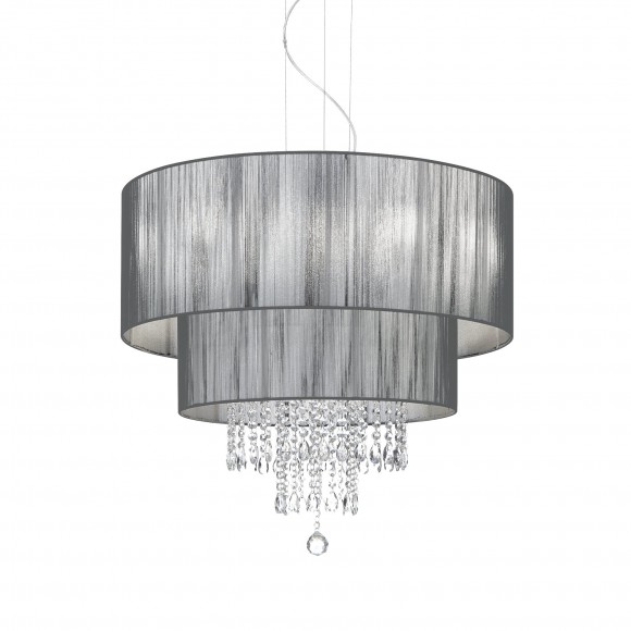 Ideal Lux 103327 Pendelleuchte 6x40W Opera Nero | E27 - schwarz