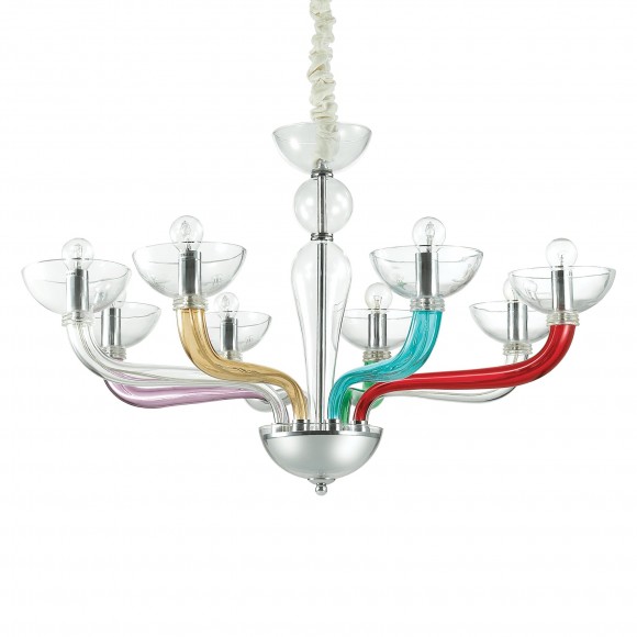 Ideal Lux 104775 Pendelleuchte 8x40W Casanova | E14