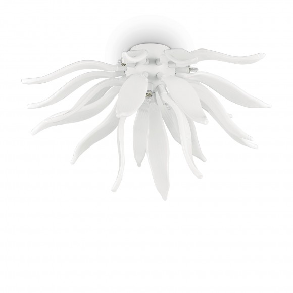 Ideal Lux 112 299 Anbauleuchte 6x40W Leaves | G9 - weiß