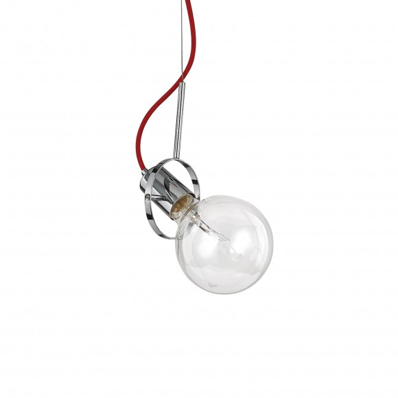 Ideal Lux 113333 Pendelleuchte 1x60W Radio Cromo | E27 chrom