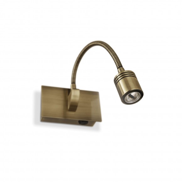 Ideal Lux 121352 LED Wandleuchte Dynamo 1x3W - bronze