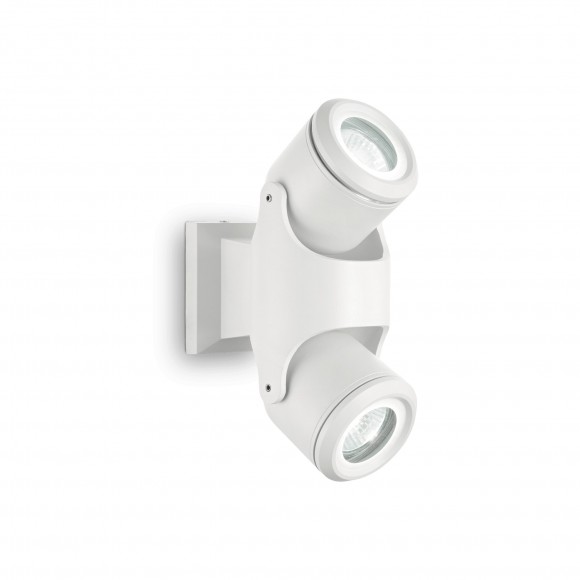 Ideal Lux 129495 Außenwandleuchte Xenon 2x28W| GU10 | IP44 - weiß
