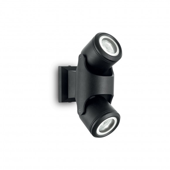 Ideal Lux 129501 Außenwandleuchte Xenon 2x28W| GU10 | IP44 - schwarz