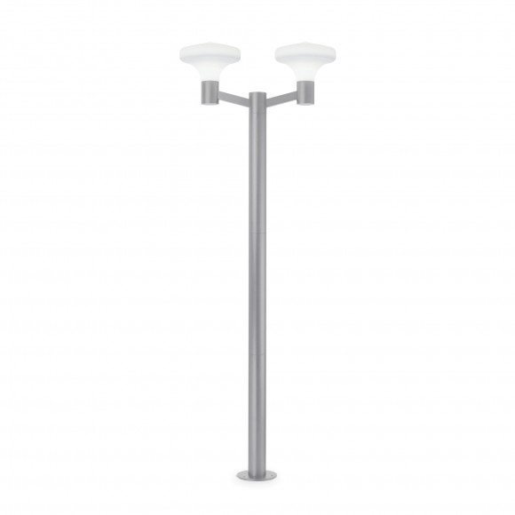 Ideal Lux 136202 Außenleuchte Sound 2x60W| E27 - grau