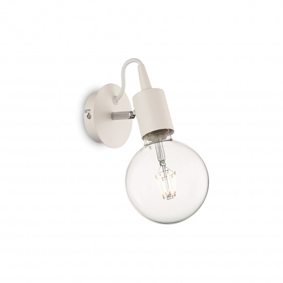 Ideal Lux 138374 Wandleuchte Edison 160W| E27 - schwarz