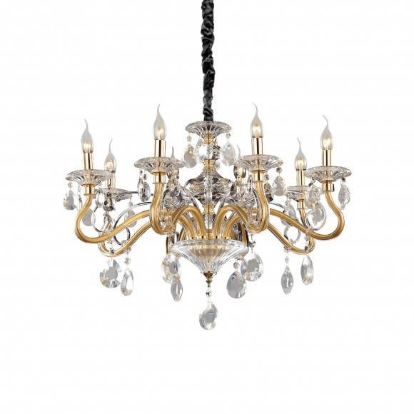 Ideal Lux 141053 Pendelleuchte Negresco 8x40W| E14