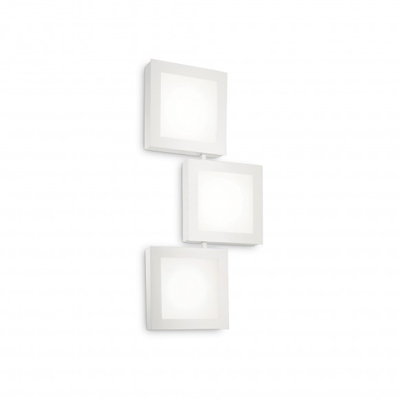 Ideal Lux 142203 Decken- und Wandleuchte Union Sq3x15W| GX53 - weiß