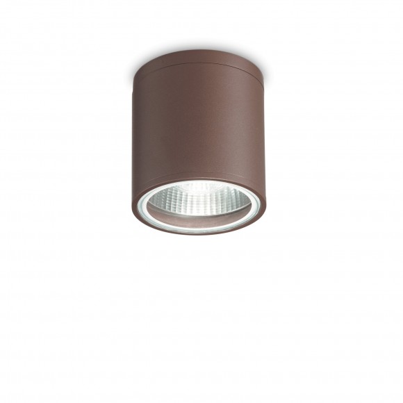 Ideal Lux 163666 Außendeckenleuchte Gun Coffee 1x28W | GU10 | IP44 - braun