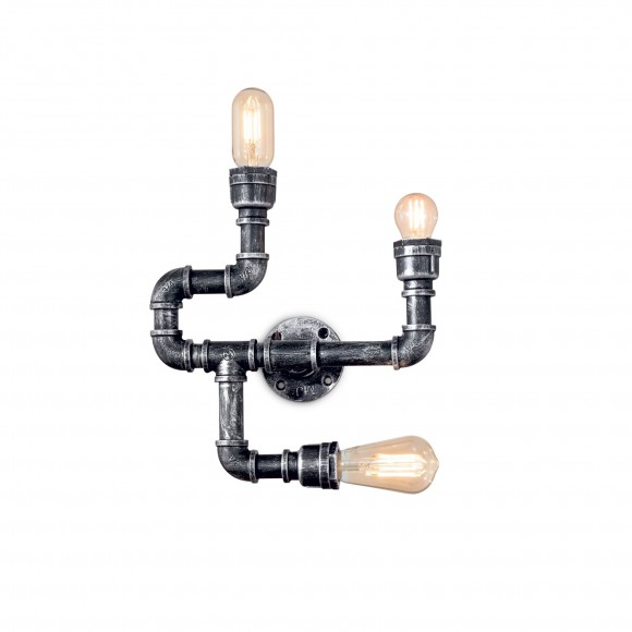Ideal Lux 175317 Wandleuchte Plumber 3x42W|E27