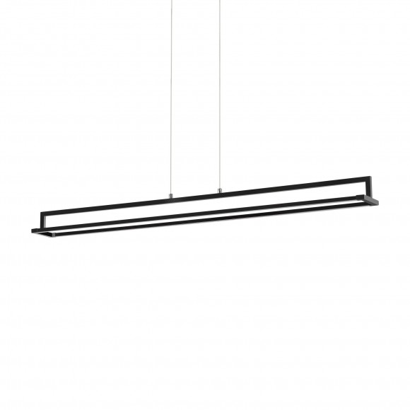 Ideal Lux 235141 LED Kronleuchter Rail 1x30W | 3000K - schwarz, Top-Design