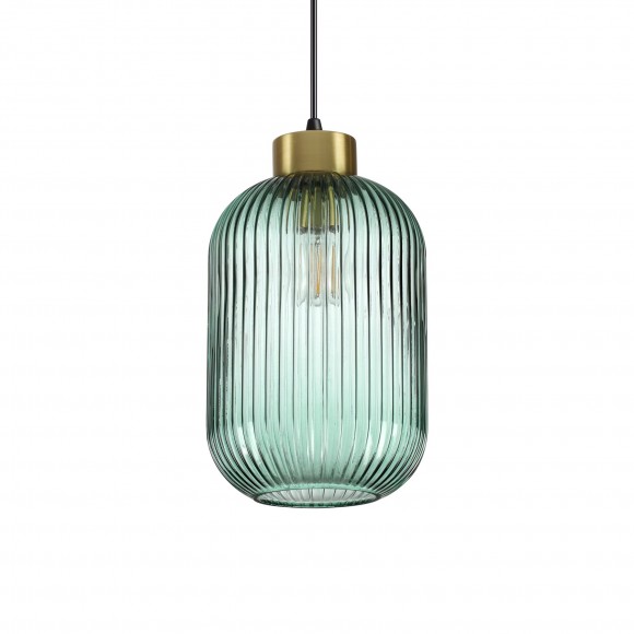 Ideal Lux 237497 Decken Kronleuchter Mint 1x60W | E27 - rauchglas, grün