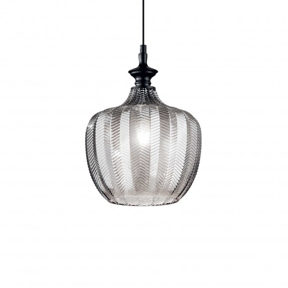 Ideal LUX 263649 Hängende Deckenleuchte Lord 1x60w | E27 - Rauchglas