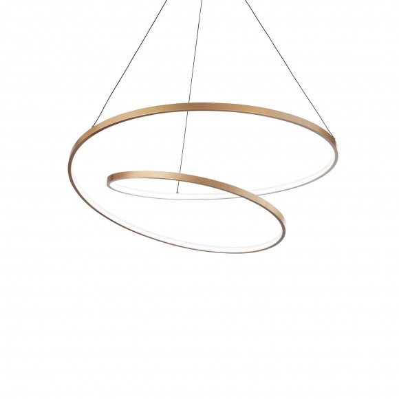 Ideal Lux 269443 LED Hängende Deckenleuchte Oz 1x47w | 5000lm | 3000k - Golden