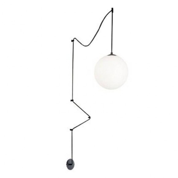 Ideal Lux 160856 Pendelleuchte Boa Nero 1x60W | E27 - schwarz