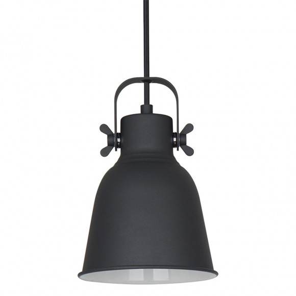 Italux MD-HN82608-1-BK + WH Pendelleuchte 1x40W Lavare | E27 - schwarz, weiß