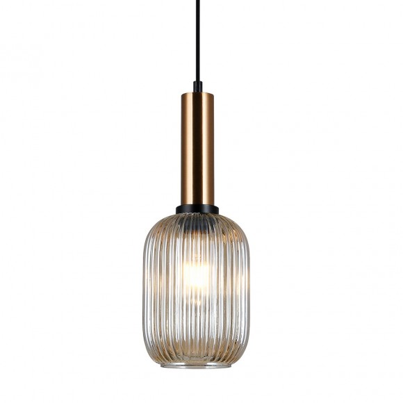 Italux PND-5588-1M-BRO+AMB Antiola | 40W E27